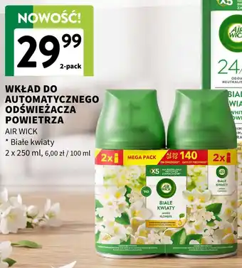 Wkład do automatycznego odświeżacza powietrza Air Wick Białe kwiaty