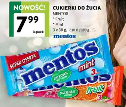 Intermarche Cukierki do żucia Mentos (Fruit, Mint) oferta