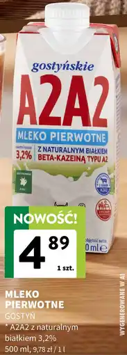 Intermarche Mleko Pierwotne Gostyń A2A2 3,2% oferta