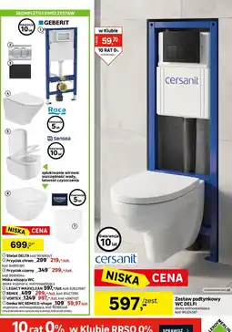 Leroy Merlin Zestaw podtynkowy WC DELFI oferta