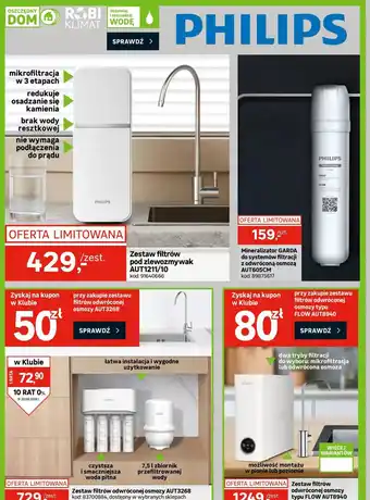 Zestaw filtrów pod zlewozmywak