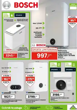 Leroy Merlin Elektryczny pojemnościowy podgrzewacz wody TRONIC 4501 T 50 DERB BOSCH oferta