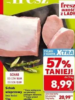 Kaufland Schab wieprzowy bez kości oferta