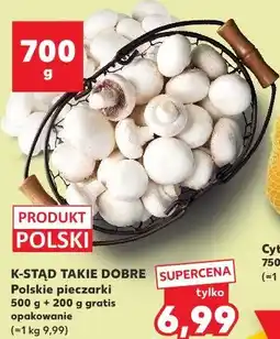 Kaufland K-STĄD TAKIE DOBRE Polskie pieczarki oferta