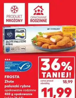 Kaufland FROSTA Złote paluszki rybne oferta