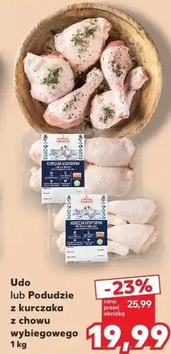 Kaufland Udo lub Podudzie z kurczaka z chowu wybiegowego Kurczak Gospodyni oferta