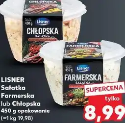 Kaufland LISNER Sałatka Farmerska lub Chłopska oferta