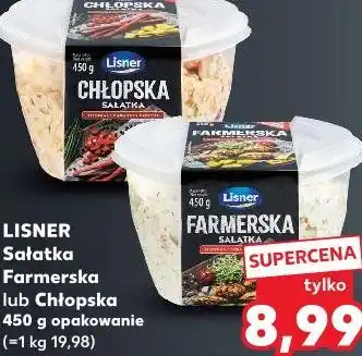 Kaufland LISNER Sałatka Farmerska lub Chłopska oferta