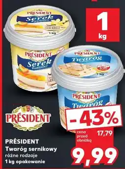 Kaufland Président Twaróg sernikowy oferta