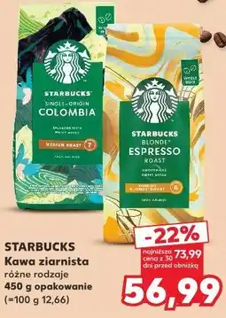 Kaufland STARBUCKS Kawa ziarnista oferta