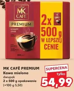 Kaufland MK CAFÉ PREMIUM Kawa mielona dwupak oferta
