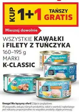 Kaufland K-Classic Wszystkie kawałki i filety z tuńczyka oferta