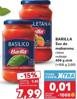 Kaufland Barilla Sos do makaronu różne rodzaje oferta