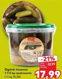Kaufland Ogórki kiszone oferta