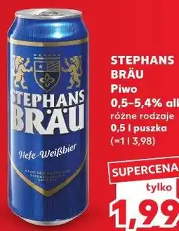 Kaufland Stephans Bräu Piwo Hefe-Weißbier 0,5-5,4% alk. różne rodzaje oferta