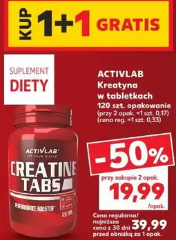 Kaufland ACTIVLAB Kreatyna w tabletkach 120 szt oferta