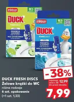 Kaufland DUCK FRESH DISCS Żelowe krążki do WC oferta