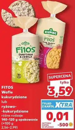 Kaufland Kupiec Fitos Wafle kukurydziane lub ryżowo-kukurydziane oferta