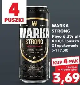 Kaufland Warka Strong Piwo 6,3% alk oferta