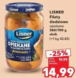 Kaufland Lisner Filety śledziowe opiekane oferta
