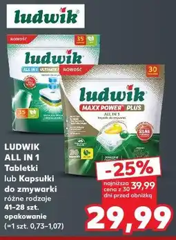 Kaufland LUDWIK ALL IN 1 Tabletki lub Kapsułki do zmywarki oferta