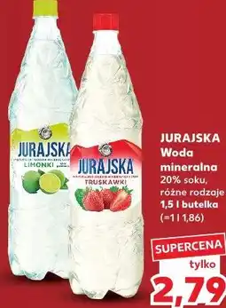 Kaufland Jurajska Woda mineralna 20% soku różne rodzaje oferta