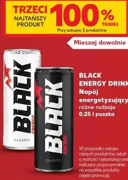 Kaufland Black Energy Drink Napój energetyzujący różne rodzaje oferta