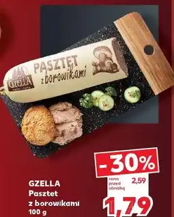 Kaufland Pasztet z borowikami Gzella oferta