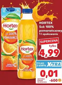 Kaufland Hortex Sok 100% pomarańczowy oferta