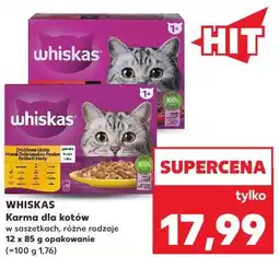 Kaufland WHISKAS Karma dla kotów w saszetkach różne rodzaje oferta