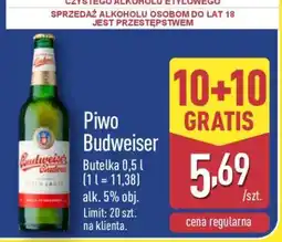 ALDI Piwo Budweiser oferta