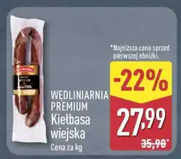 ALDI WĘDLINIARNIA PREMIUM Kiełbasa wiejska oferta