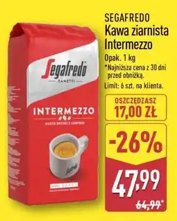 ALDI SEGAFREDO Kawa ziarnista Intermezzo oferta