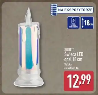ALDI Świeca LED opal 18 cm oferta