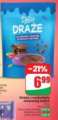 Dino Drażę z czekolady mlecznej Deliss oferta