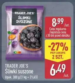 ALDI TRADER JOE’S Śliwki suszone oferta