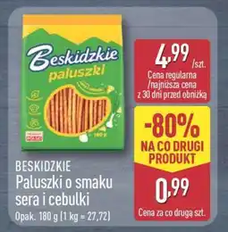 ALDI BESKIDZKIE Paluszki o smaku sera i cebulki oferta