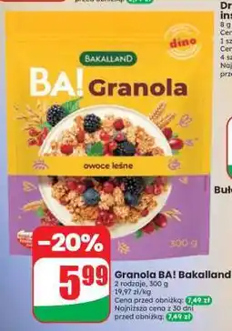 Dino Granola BA! Bakalland oferta