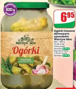 Dino Ogórki kiszone domowym sposobem Warzyw Moc oferta