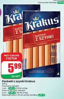 Dino Parówki z szynki Krakus oferta