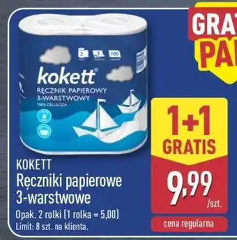 ALDI KOKETT Ręczniki papierowe 3-warstwowe oferta