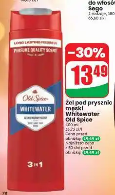 Dino żel pod prysznic męski Whitewater Old Spice oferta