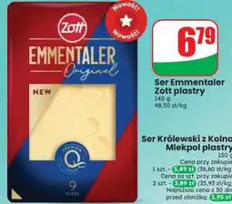 Dino Ser Emmentaler Zott plastry oferta