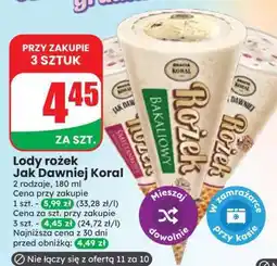 Dino Lody rożek Jak Dawniej Koral oferta