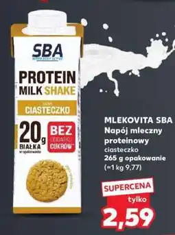 Kaufland MLEKOVITA SBA Napój mleczny proteinowy ciasteczko oferta