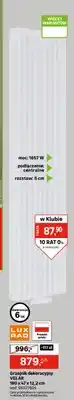 Leroy Merlin Grzejnik dekoracyjny Velar 180x47x12,2 cm Lux Rad oferta