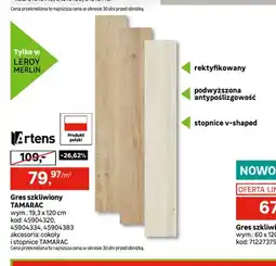Leroy Merlin Gres szkliwiony Tamarac 19,3x120 cm Artens oferta