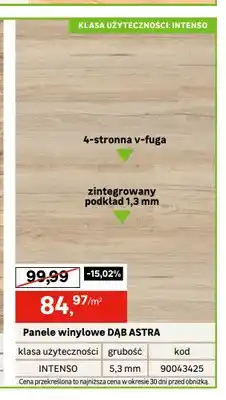 Leroy Merlin Panele winylowe Dąb Astra oferta