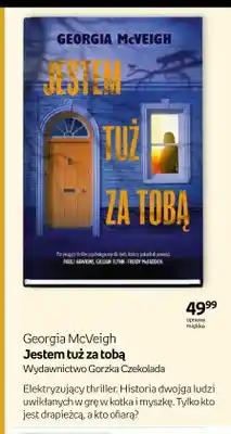Empik Książka Jestem tuż za tobą Georgia McVeigh oferta