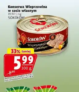 Prim Market Konserwa wieprzowina w sosie własnym Sokołów oferta